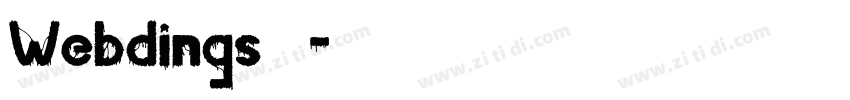 Webdings 常规字体转换